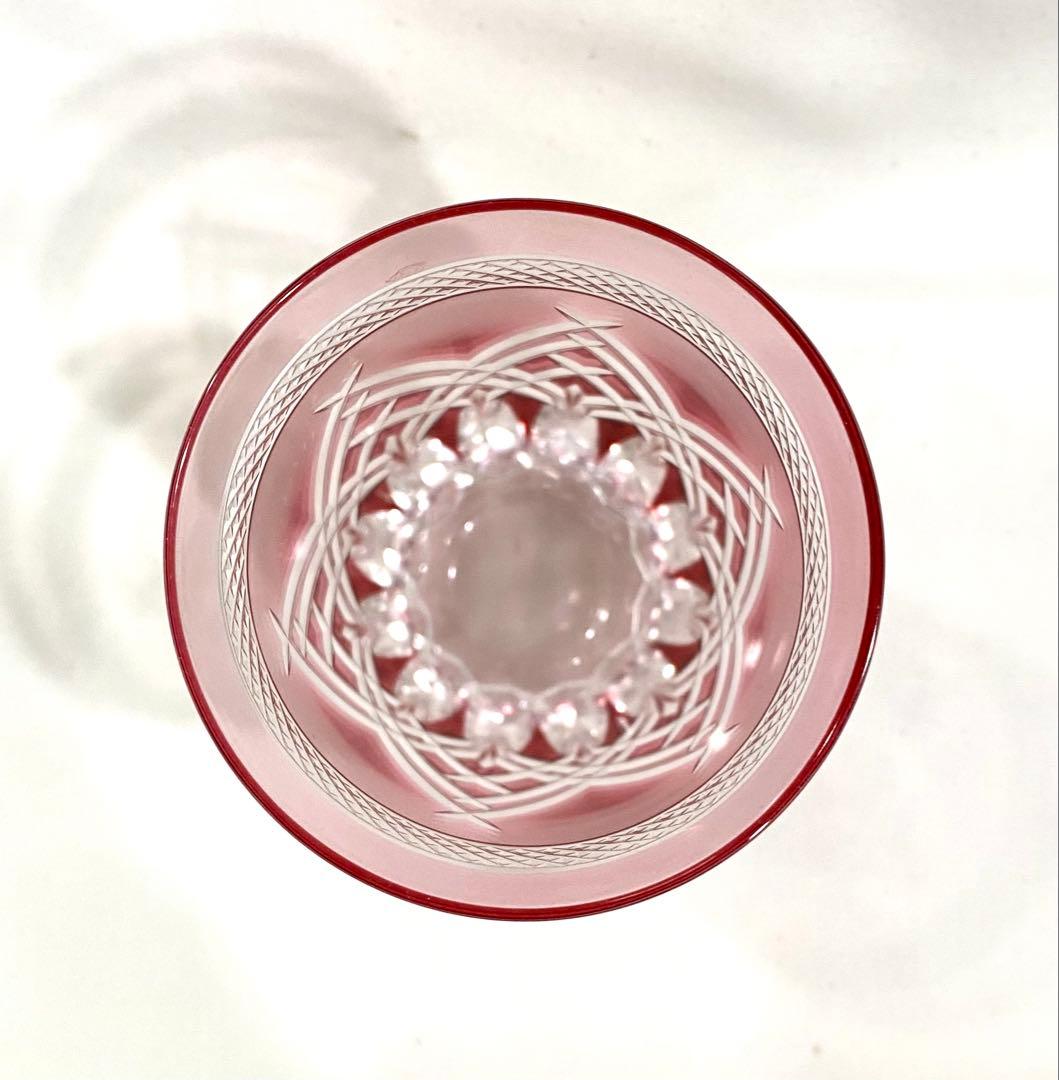 江戸切子／カガミクリスタルの重厚なサンクラール ”ペアタンブラー