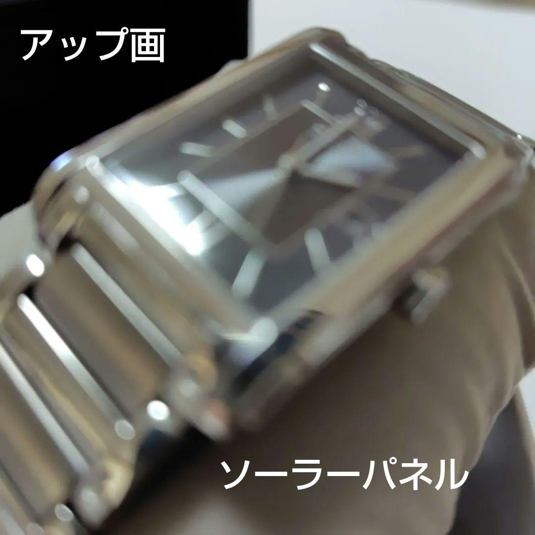 ソーラー発電】CITIZEN FRA59-2431 四角スクエア型がおしゃれ！ - メルカリ