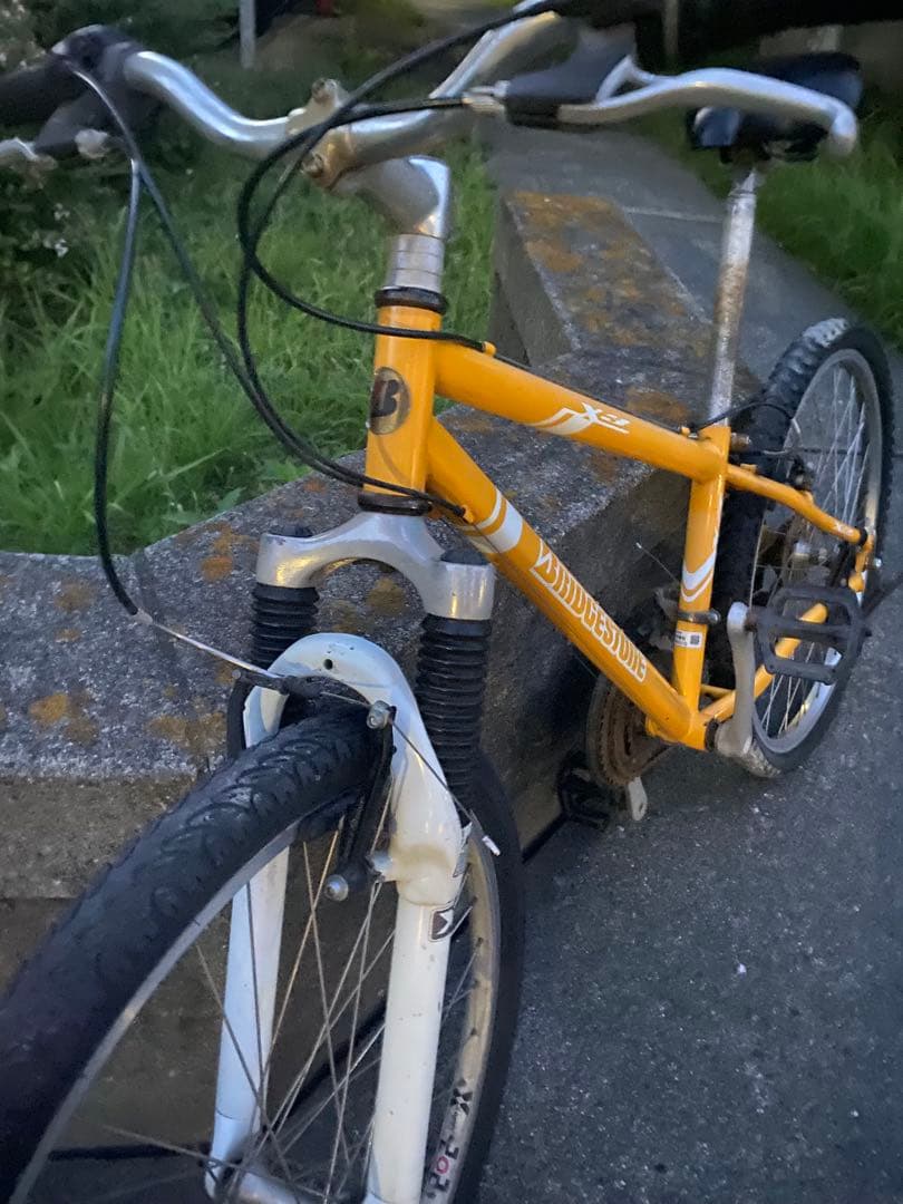 引き取り限定 BRIDGESTONE マウンテンバイク イエロー - メルカリ