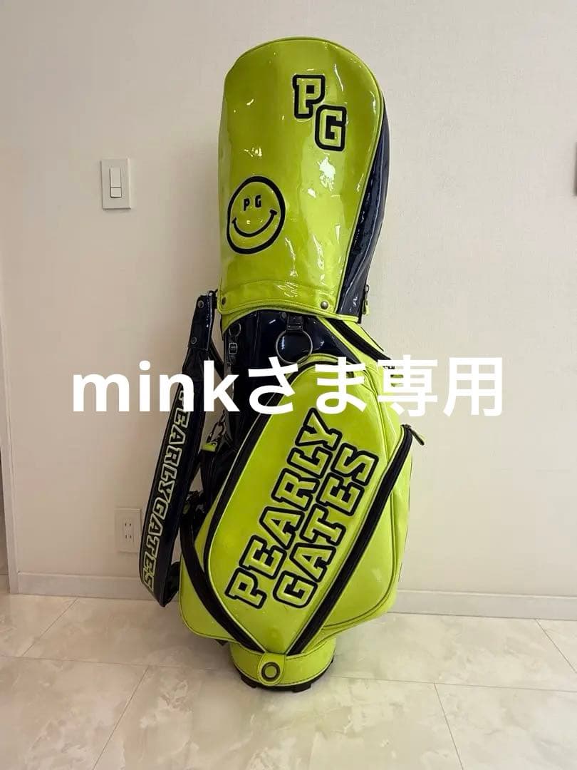 美品 PEARLY GATES キャディバッグ限定品エナメルおまけ付き - メルカリ