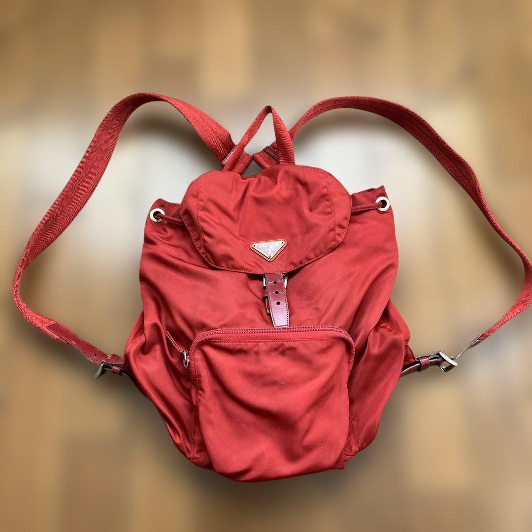 【てぃん】PRADA ナイロンリュック プラダ PRADA PRADA バックパック 2VZ101 2DMG ナイロン リュック ロゴ