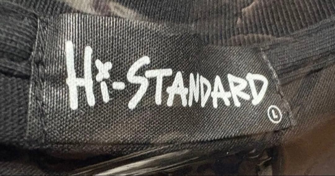 新品 送料無料 L サイズ ブラック Hi-STANDARD FAT ロンT