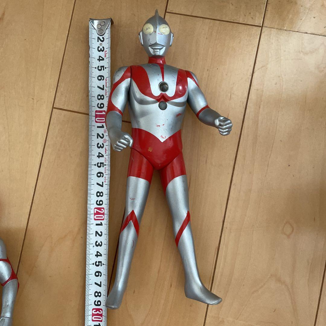 ウルトラマン4体 レア本 希少 巨大 約28センチ ソフビ 90' レトロ