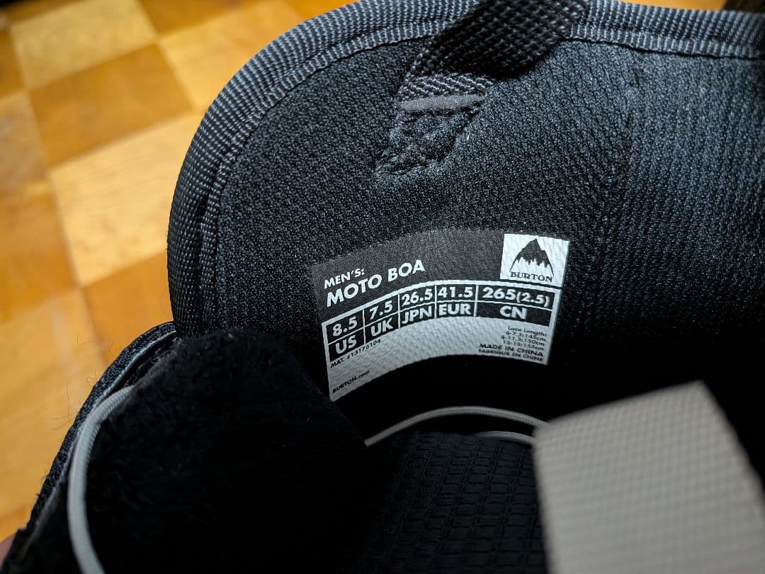 スノーボード BURTON MOTO BOA 26.5cm