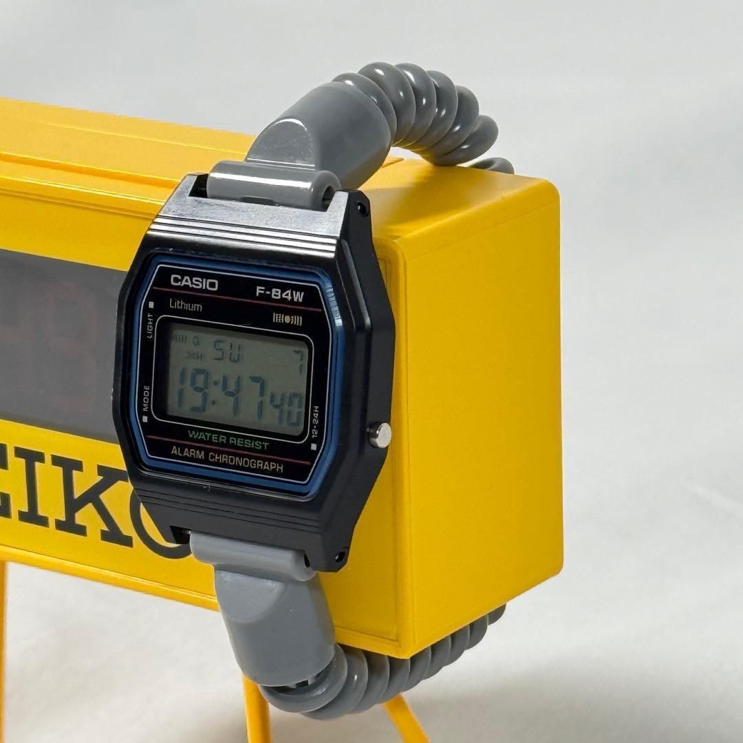 田中シェン】Casio F-84W サウナバンド チープカシオ ブラック M