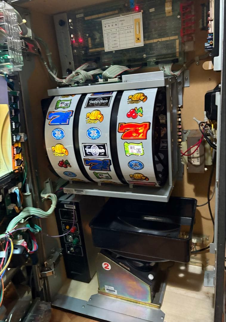ジャンク 送料込み 初代 天下布武 4号機 パチスロ実機 不要機付 家スロ