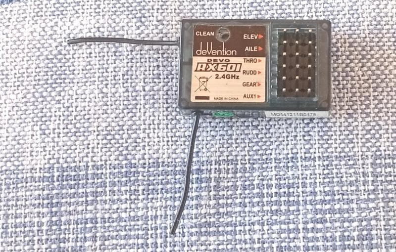 276--Walkera送信機7ch DEVO 7+受信機6ch RX601