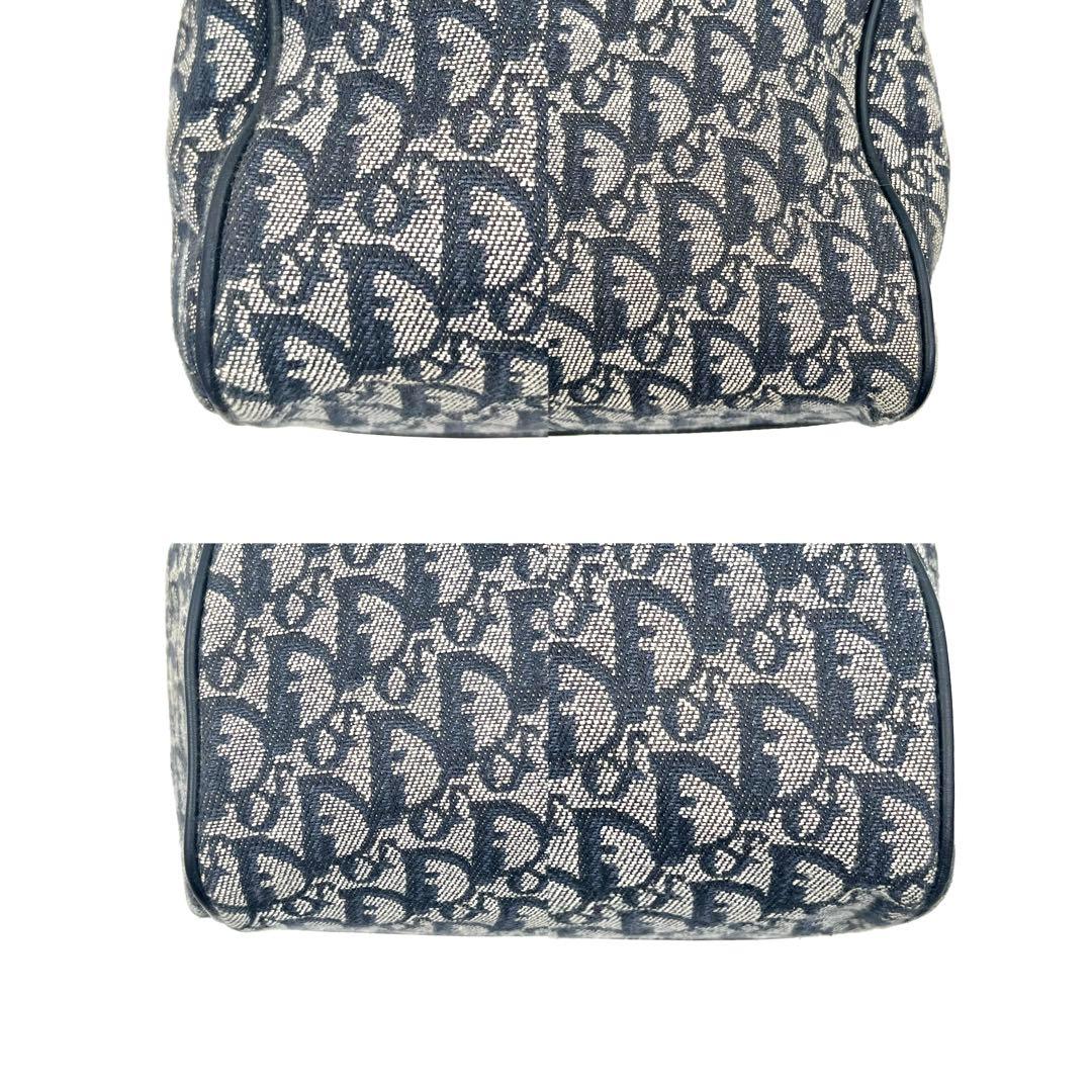 《美品》 ギャラ付 Dior トロッター柄 D金具 ボストンバッグ 南京錠