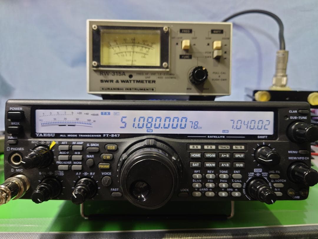 m*y様 YAESU FT-847 コリンズメカフィル付き 美品