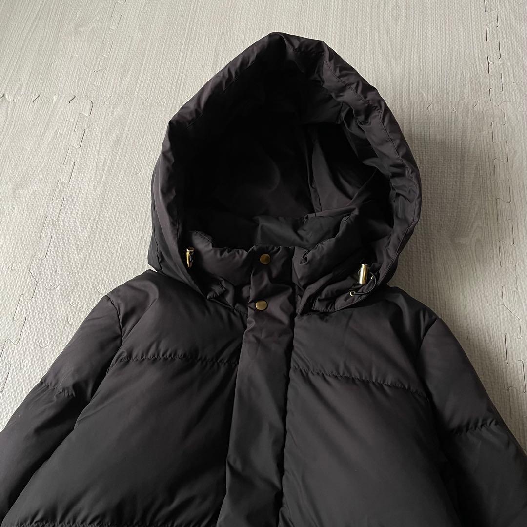 2021スローブイエナ 2WAY ショートフードダウン ブラックサイズ38