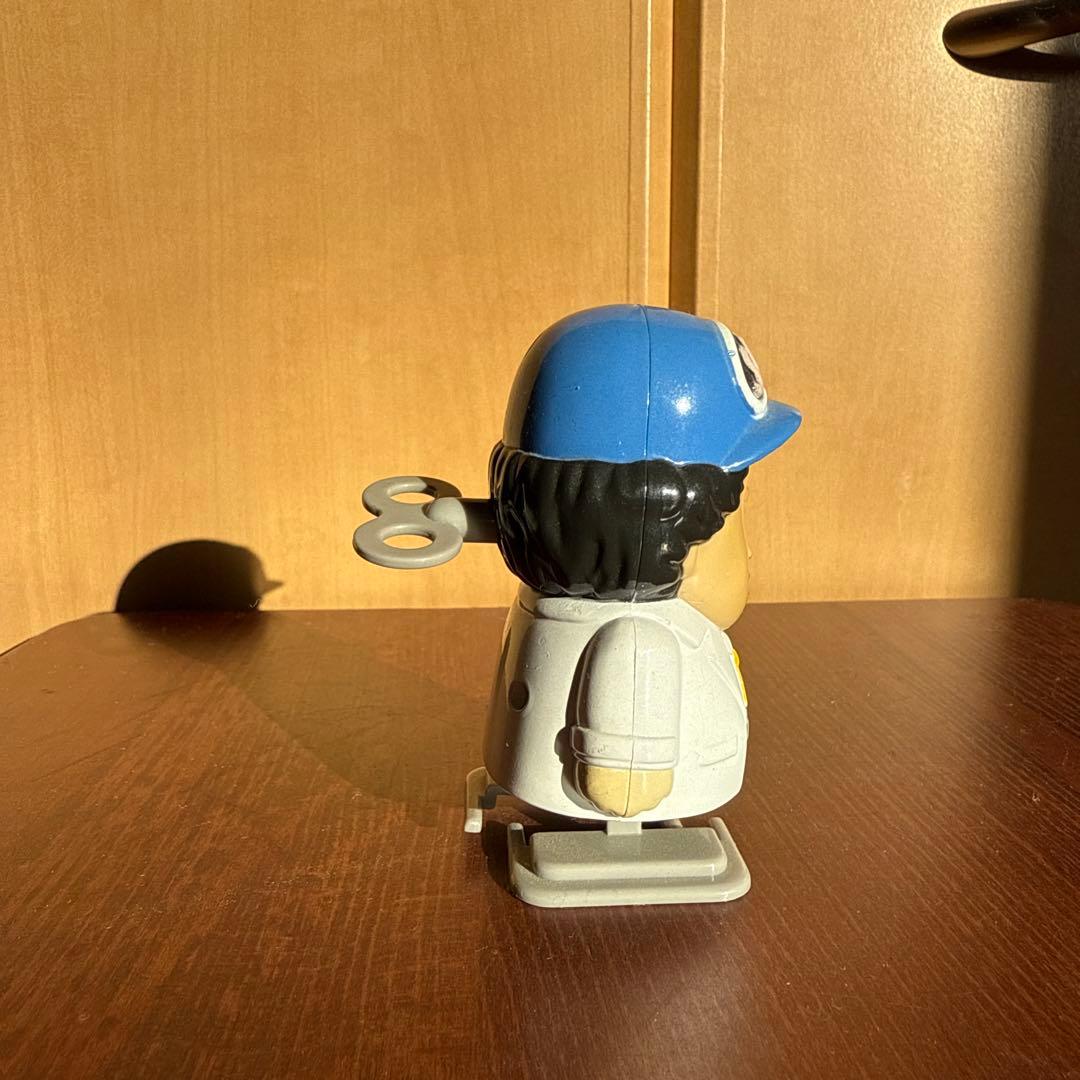 【当時物】Dr.スランプ 則巻千兵衛 ソフビ フィギュア 昭和レトロ 動作確認済