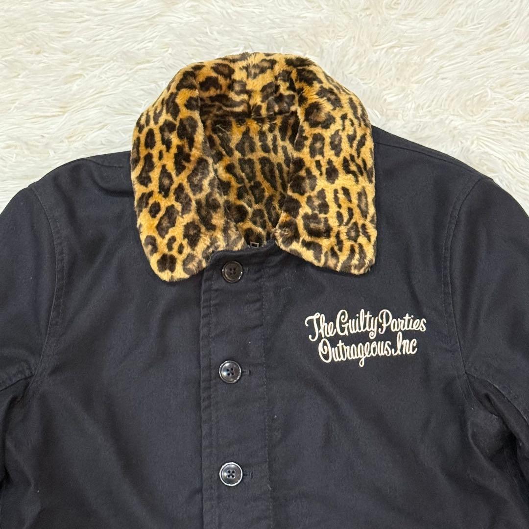 WACKO MARIA ワコマリア デッキジャケット レオパード M 黒 - メルカリ