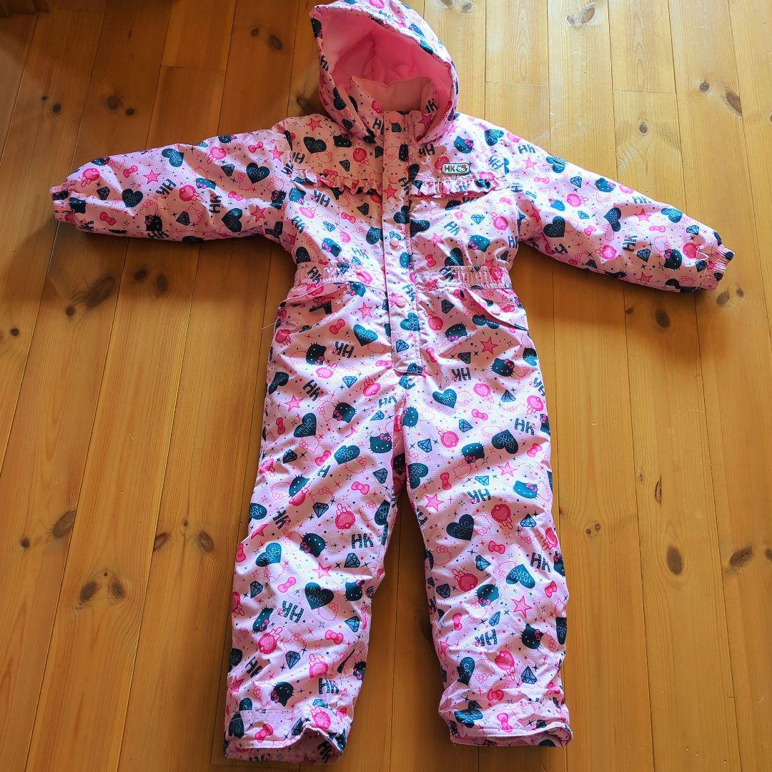 ハローキティ ピンク スキーウェア 子ども用　120cm ハローキティ 子供用スキーウェア ピンク - メルカリ