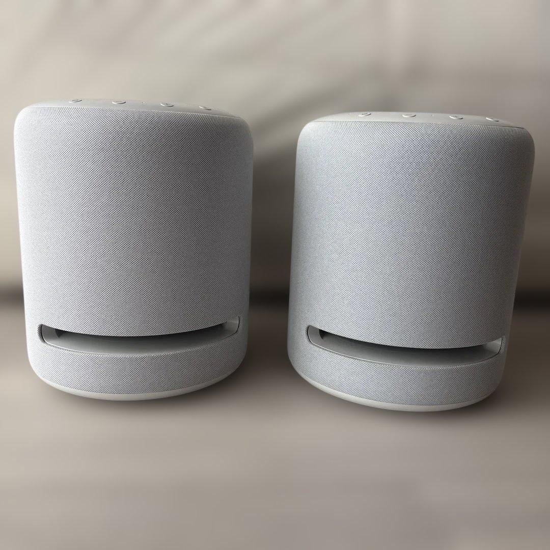 Amazon Echo studio エコー スタジオ ホワイト 2台セット Amazon Echo刷新。ソニー360 Reality Audio対応Echo Studio