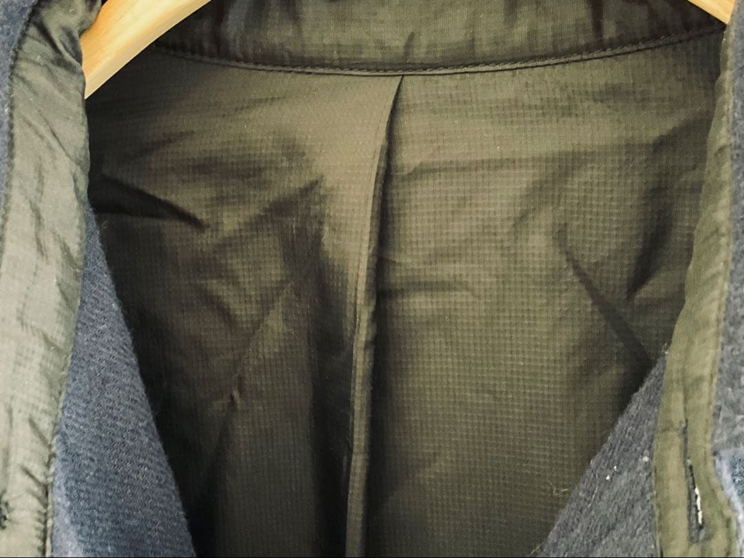 GOLDWIN ドゥラブルウールシャツ/GM50334P/L/ネイビー - メルカリ