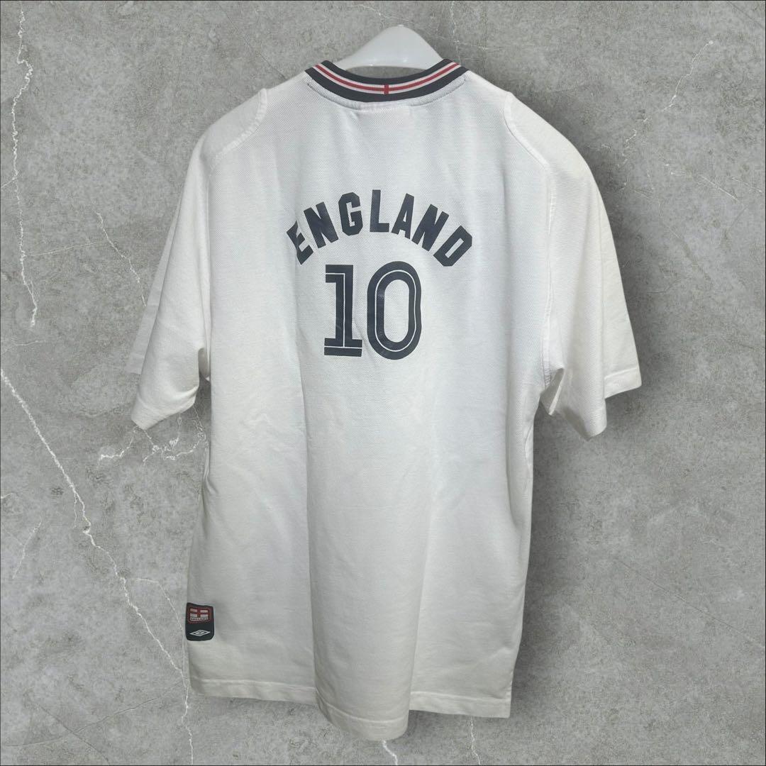 アンブロ イングランド サッカー 代表 Tシャツ XL - メルカリ
