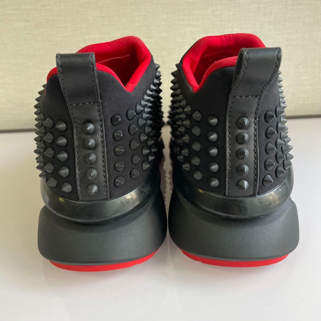 新品級 ルブタン スパイクソック スリッポンスニーカー 40.5 25.5cm