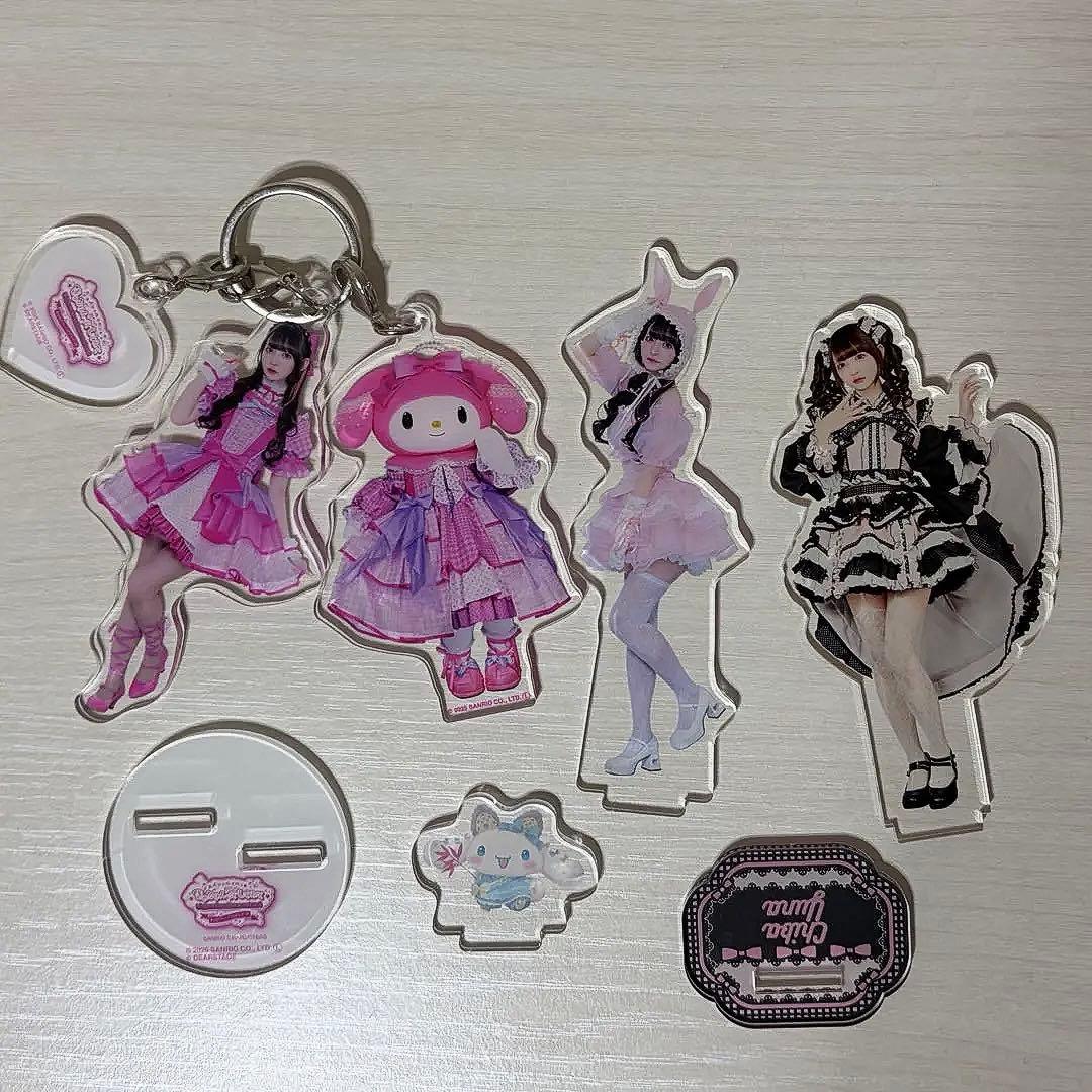 チバゆな アクリルスタンド アクリルキーホルダー セット きゅるりんっ