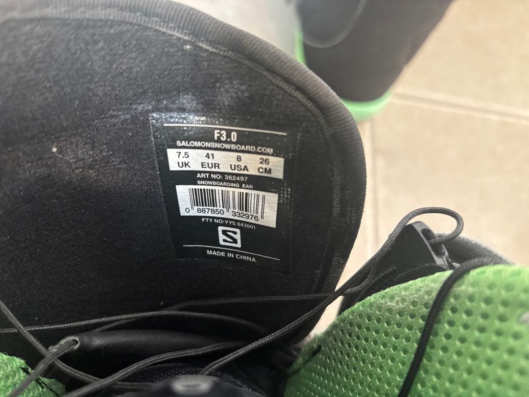 salomon サロモン F3.0 26.0cm スノーブーツ　スノーボード