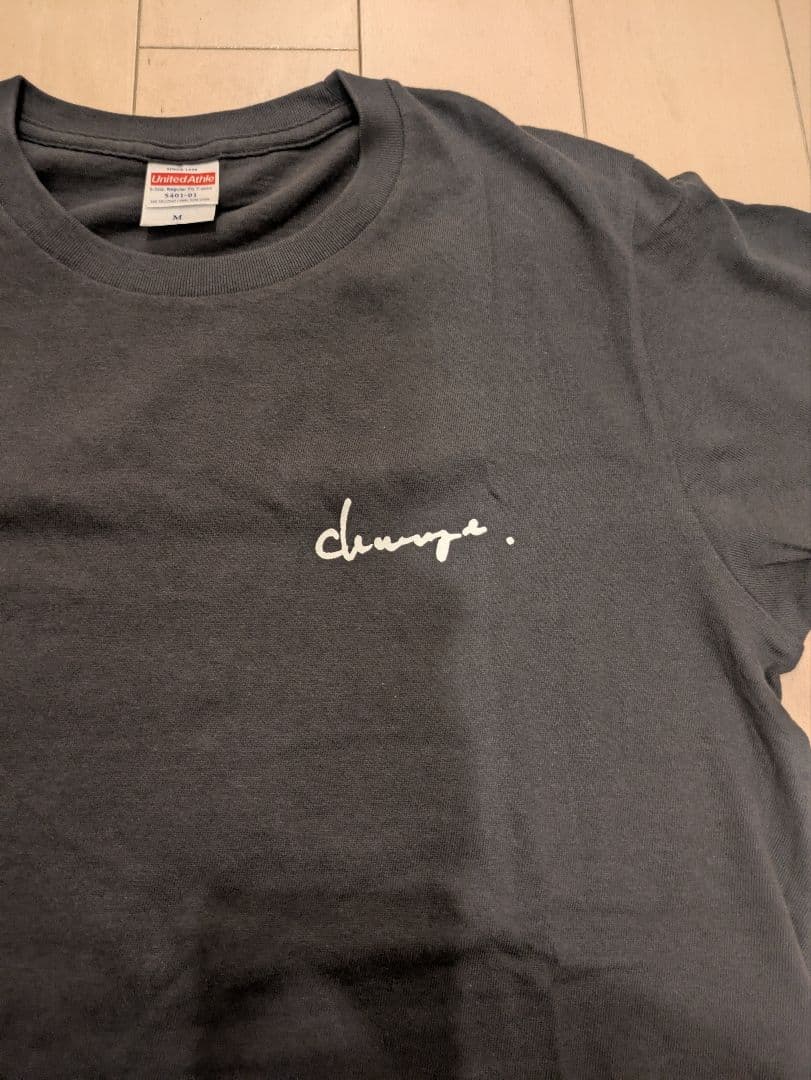 横山健 × チバユウスケ コラボフォトTシャツ photo by 石井麻木