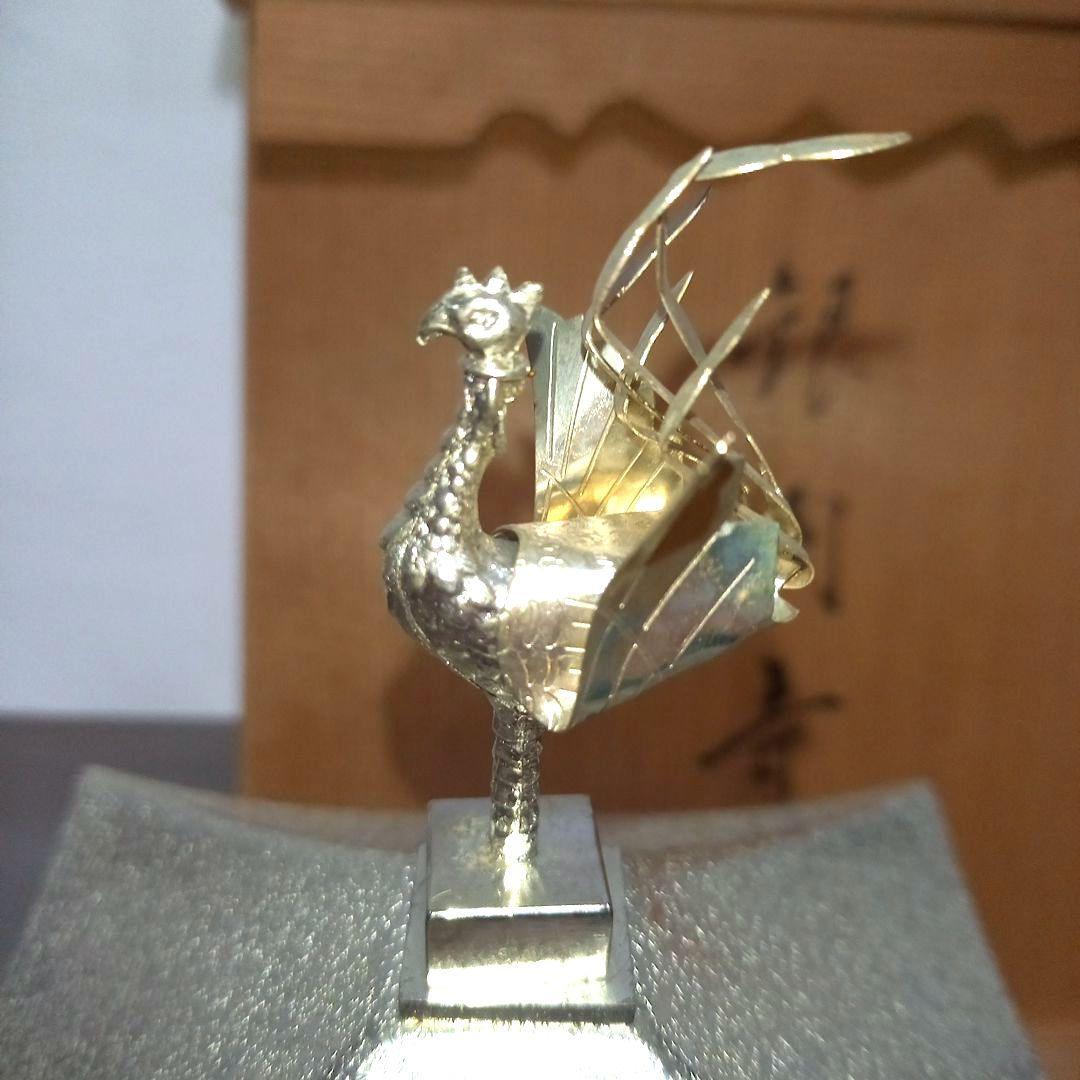 銀閣寺 】インテリア金属製 寺院模型 置物 鳳凰 専用木箱付き - メルカリ