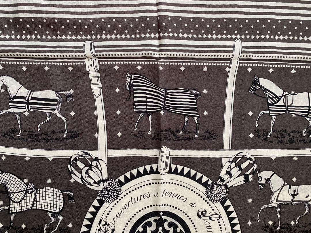 激レア 》エルメス カシシル カレジェアン 馬着 カシミヤシルク 新品未