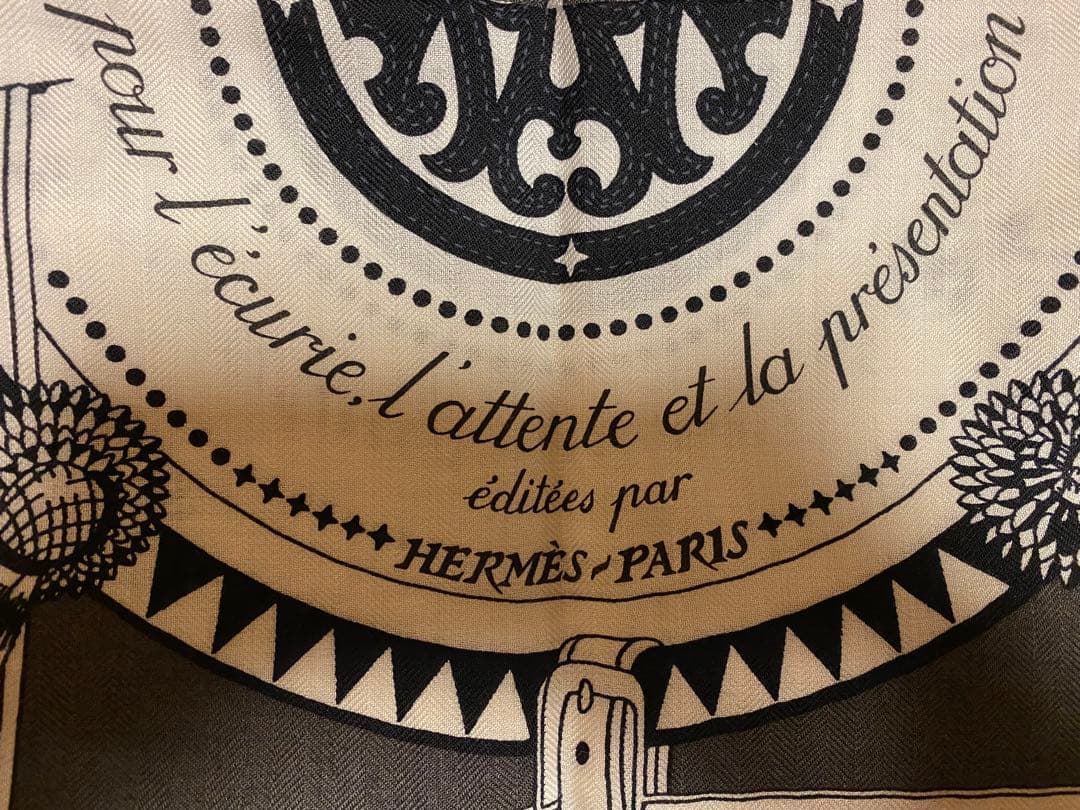 激レア 》エルメス カシシル カレジェアン 馬着 カシミヤシルク 新品未