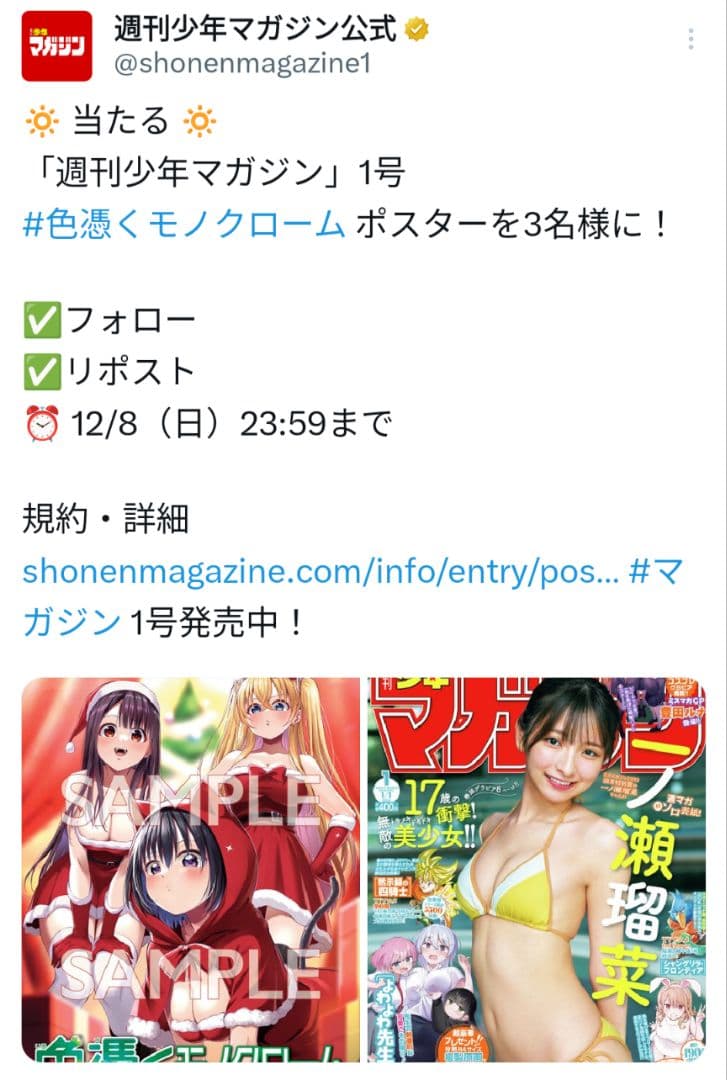 【３名枠非売品　新品未使用】色憑くモノクローム ポスター