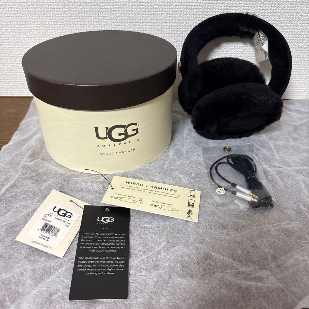 《未使用》UGG／イヤーマフ（ブラック）