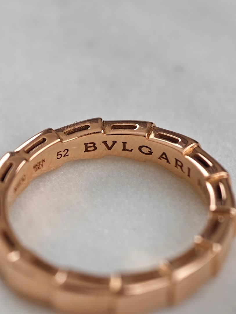 専用出品中　ブルガリ セルペンティ ヴァイパー リング 750(PG) 4.2g