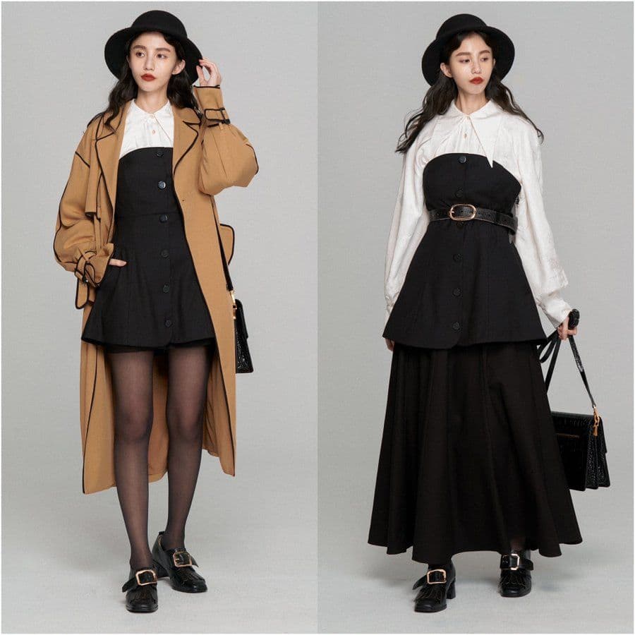 新品未使用■Tnewties 《羊皮紙に書いて》Aラインドレス