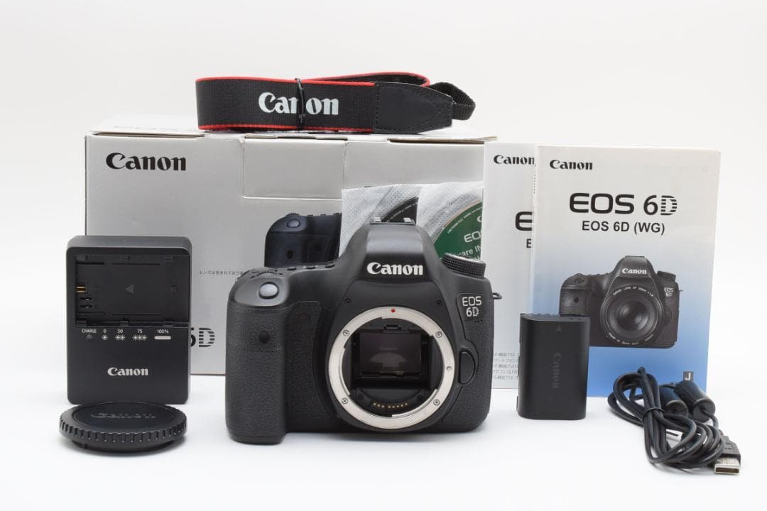 Canon EOS 6D Wi-Fi対応 フルサイズ デジタル一眼レフカメラ 35mmフルサイズセンサー搭載で世界最軽量デジタル一眼！ 無線LANとGPS