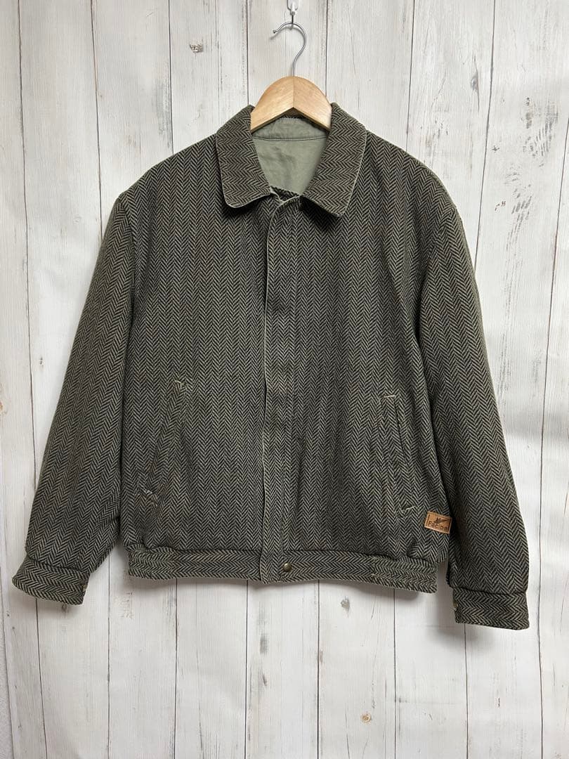 80s90s FACIBA CASUALS ツイード ジャケット リバーシブル 80s 