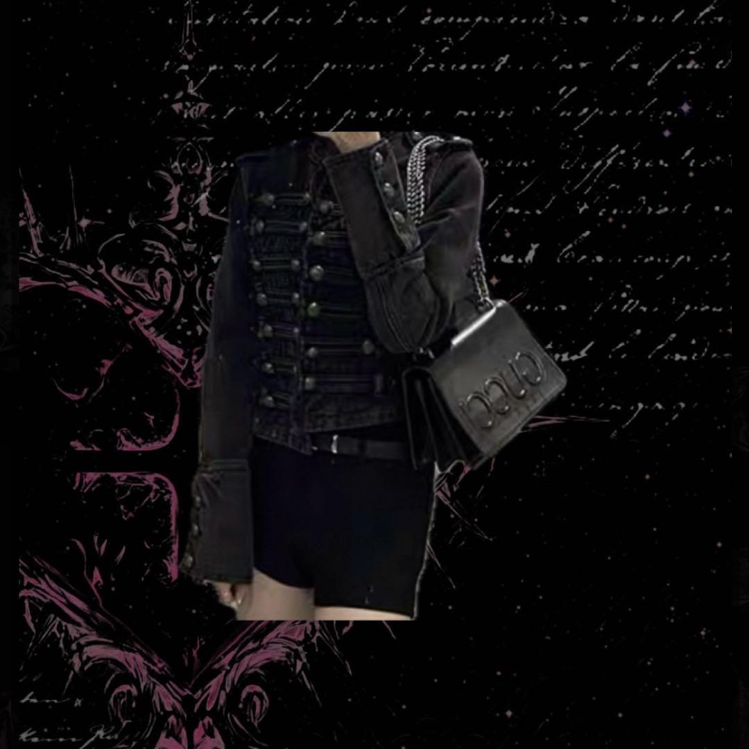 y2k 00s denim Napoleon Jacket opium - メルカリ