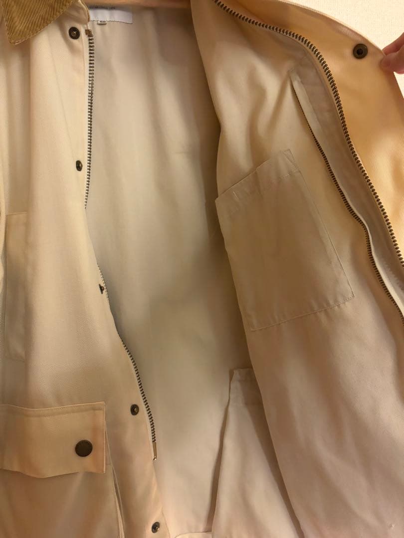 バブアー beams f 西口 36 アイボリー Barbour ビデイル - メルカリ