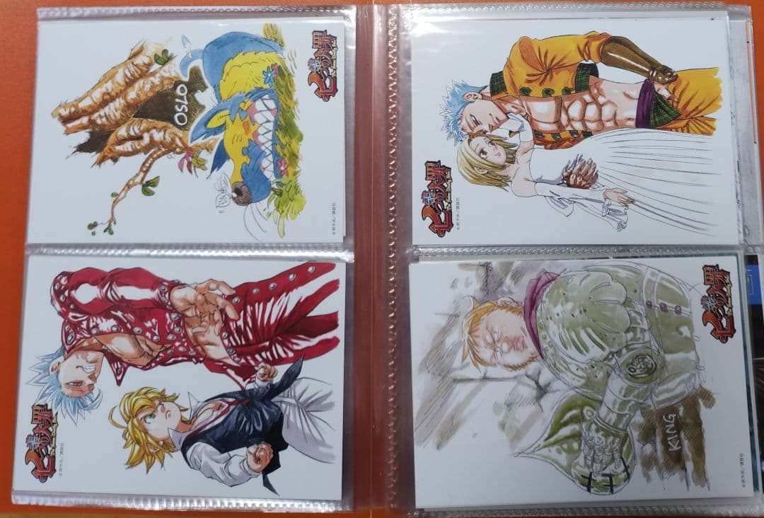 七つの大罪 天空の囚われ人 イラストカード ポストカード くじ 限定特典 箔押し