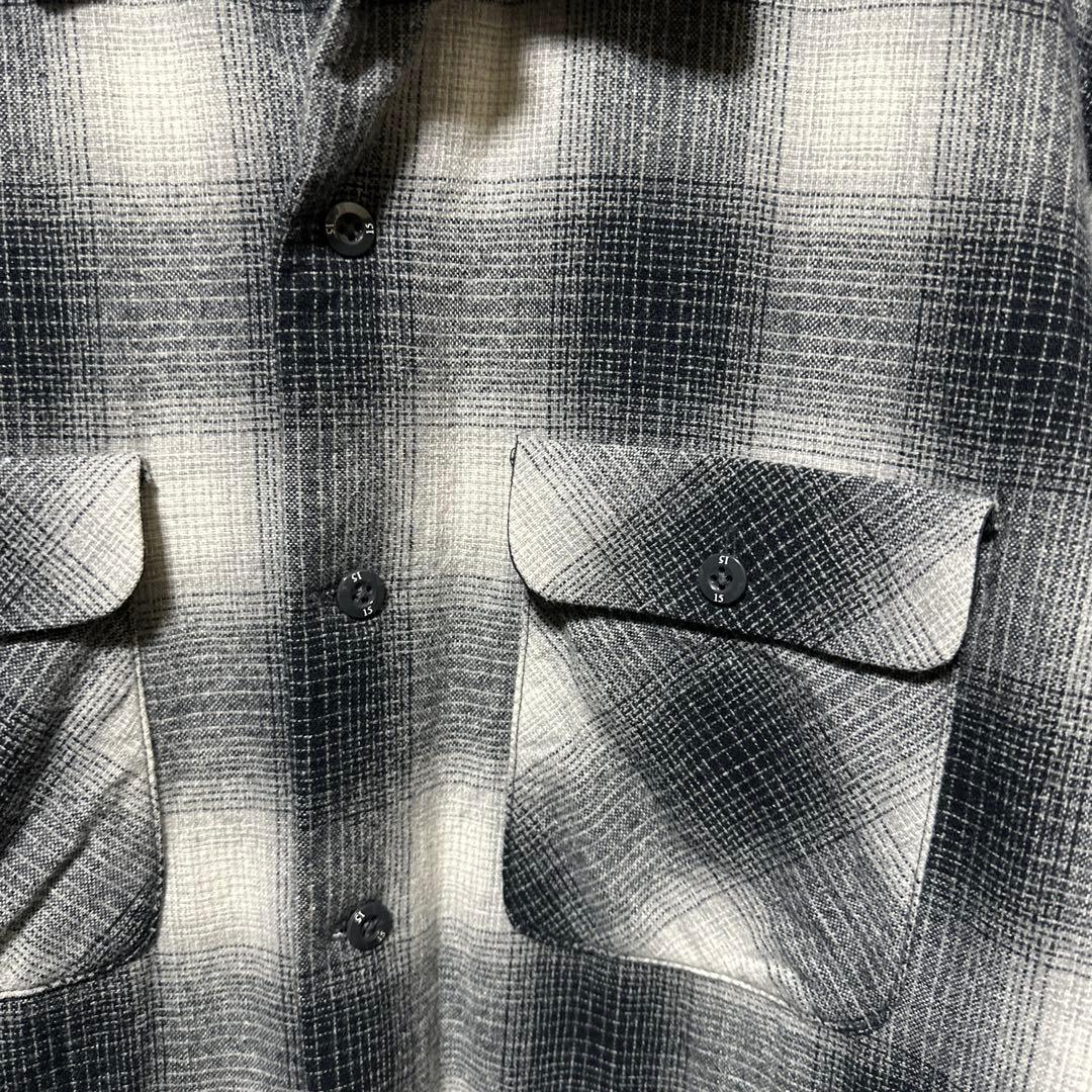 K*N様 neighborhood オンブレチェック ウールシャツ 4 - メルカリ