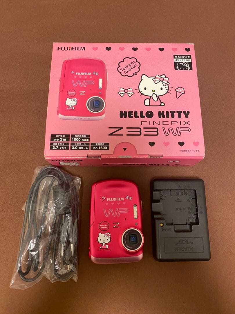 超希少】FUJIFILM Z33 WP ハローキティー サンリオ 動作確認済 - メルカリ