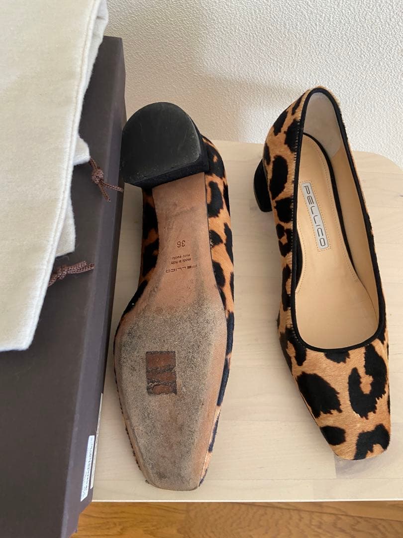 値下げ ペリーコハラコレオパード柄パンプス 1回使用 - メルカリ