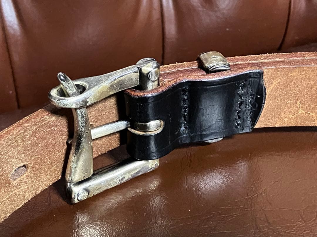 美品 チャップリン BRILLO FIREMAN BELT 34 黒 サドル - メルカリ