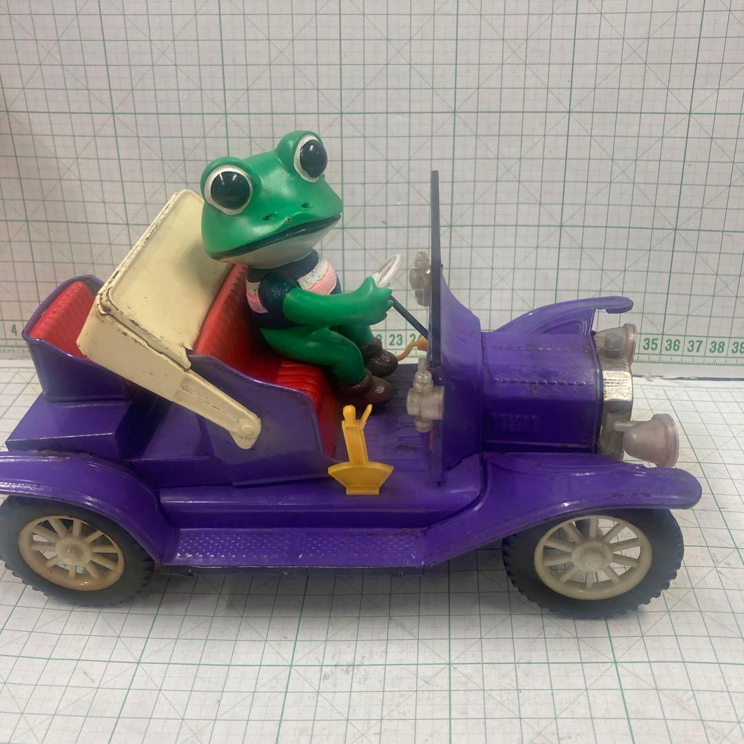 野村トーイ製ケロヨン自動車 No.1ブリキ玩具1968年頃に発売フリクション動力