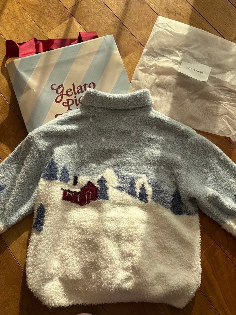 ジェラートピケ 【HOLIDAY】スキーベアジャガードカーディガン - メルカリ