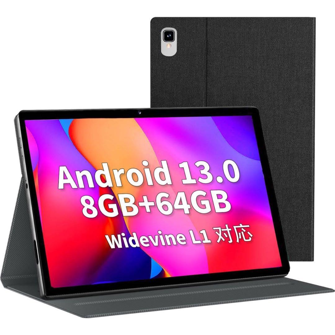 タブレット 10インチ wi-fiモデル 1TB拡張可能1280*800 黒 Android14 タブレット PC 本体 10インチ 12GB+64GB+1TB-TF拡張 Wi-Fi