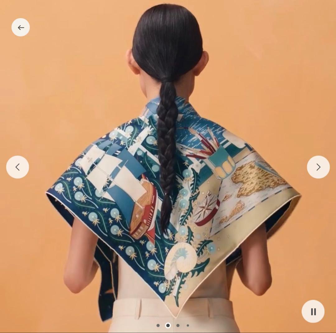 新品未使用　エルメス　26春夏新作　カレ 90 《エスプリの旅立ち》