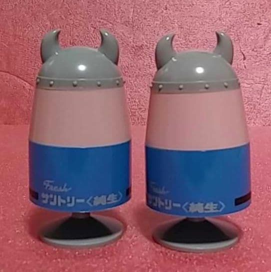 【非売品！昭和レトロ】サントリー 爪楊枝入れ アンクルトリスバイキング2個セット