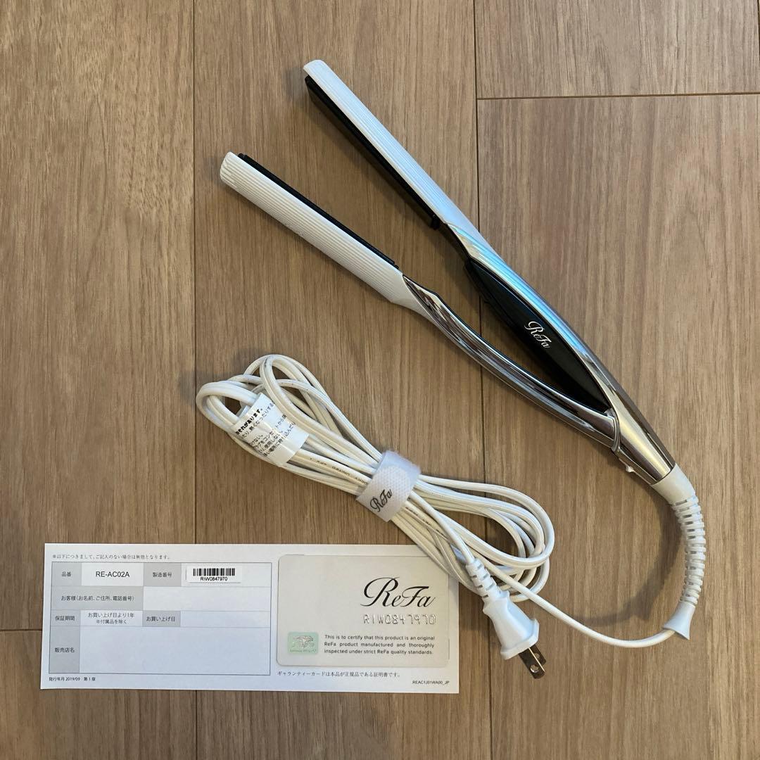 リファ ビューテック ストレートアイロン RE-AC02A（ホワイト）ReFa
