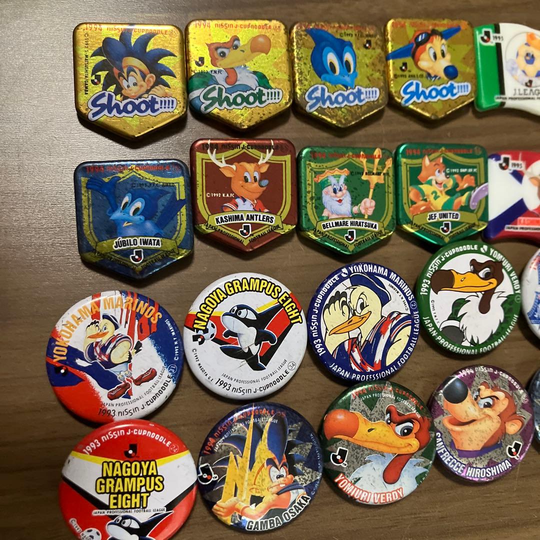 レトロ￼￼ Jリーグ缶バッジ 26個セット 日清 Jカップヌードル - メルカリ