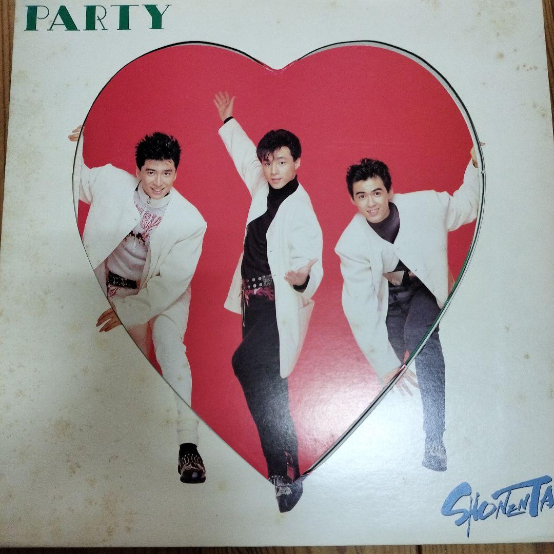 少年隊 レコード 国内盤 LPサイズジャケット仕様(EPレコード) PARTY