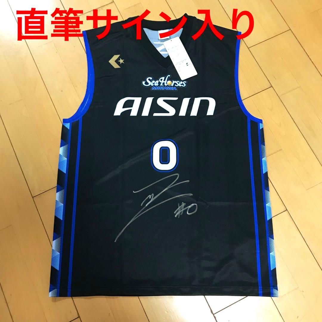 新品 Bリーグ シーホース三河 ザック・オーガスト 直筆サイン ユニフォーム . BBMカード Bリーグ 直筆サイン ザック・オーガスト シーホース三河