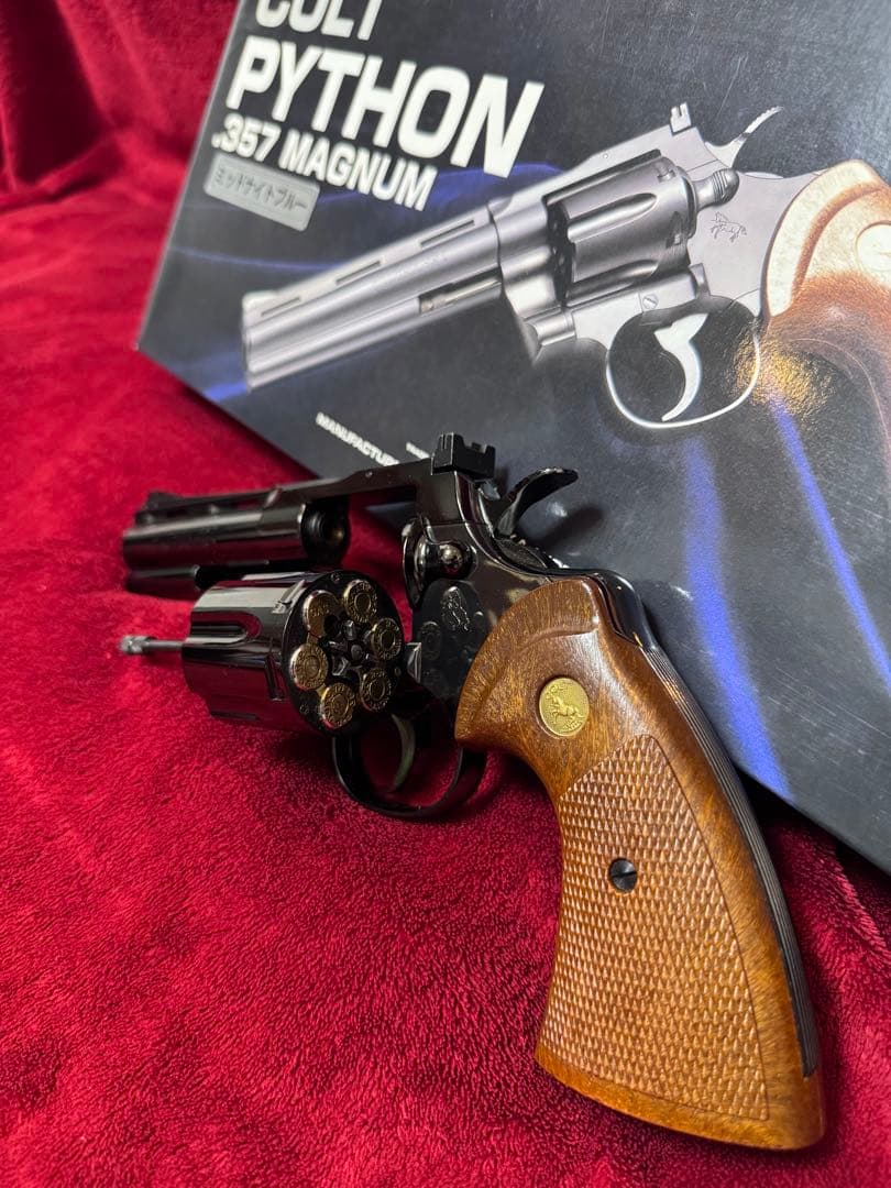 タナカワークス コルトパイソン 4インチ 希少ミッドナイトブルー